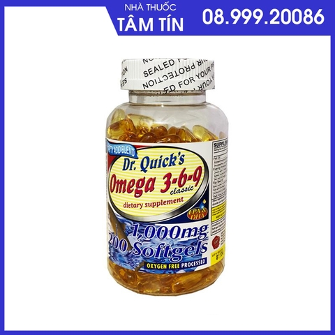 369 Omega 369 Dr.Quick's Lọ 200 viên - Mỹ