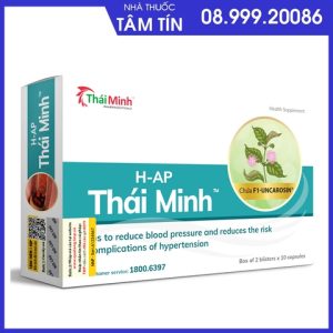 Hạ áp Thái Minh hộp 2 vỉ*10 viên