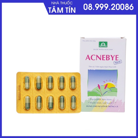 acnebye-1 Viên Ngừa Mụn Acnebye Hộp 30 viên