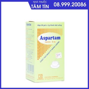 Đường Ăn Kiêng Aspartam 35mg Hộp 50 gói
