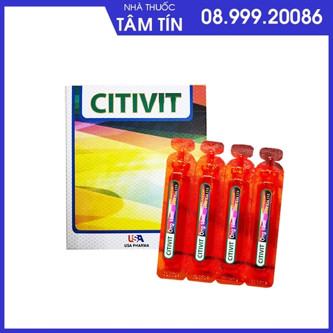 citivit Citivit calci H 4 vỉ *5 ống 10ml