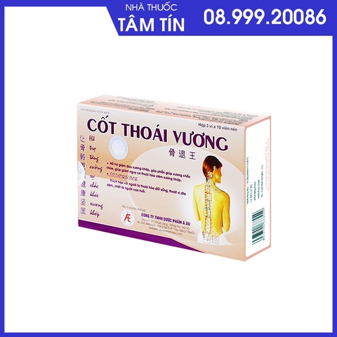 ctv Cốt thoái vương hộp 30 viên á âu