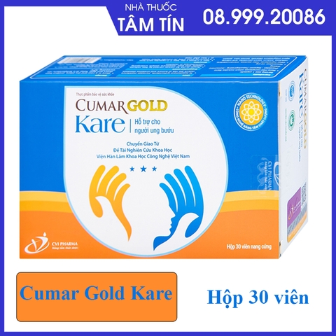 curmagold-kare Cumagold Kare hỗ trợ giảm ung bướu hộp 30 viên