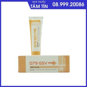 GEL NGĂN NGỪA VÀ LÀM GIẢM MỤN D79 GSV PRO