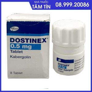 Dostinex 0.5mg Pháp lọ 8 viên
