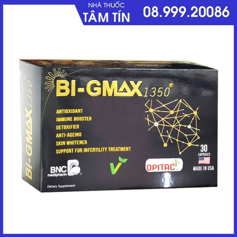 gmax-1 bi-gmax 1350 hộp 3 vĩ 10 viên