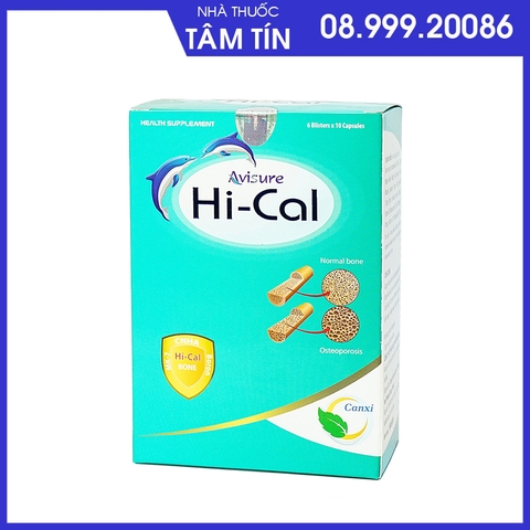 hical Avisure Hi-cal Hộp 6 vỉ x10 viên