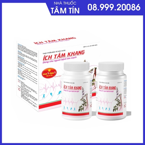 ich-tam-khang-1 ích tâm khang lọ (2 lọ *90 viên)