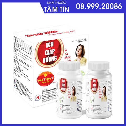 igv Ích giáp vương hộp 2 lọ*90 viên