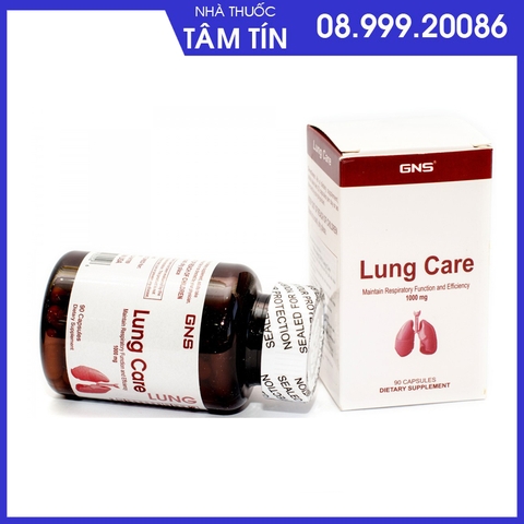 lung-care-1 Bổ phổi Lung care GNS lọ 90 viên nhập khẩu Mỹ