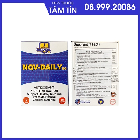 nqv-1 NQV Daily SG - Tăng Cường Sức Khỏe, Chống Oxy hóa