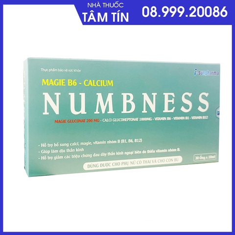 numbness MAGIE B6- CALCIUM NUMBNESS hộp 30 ống*10ml