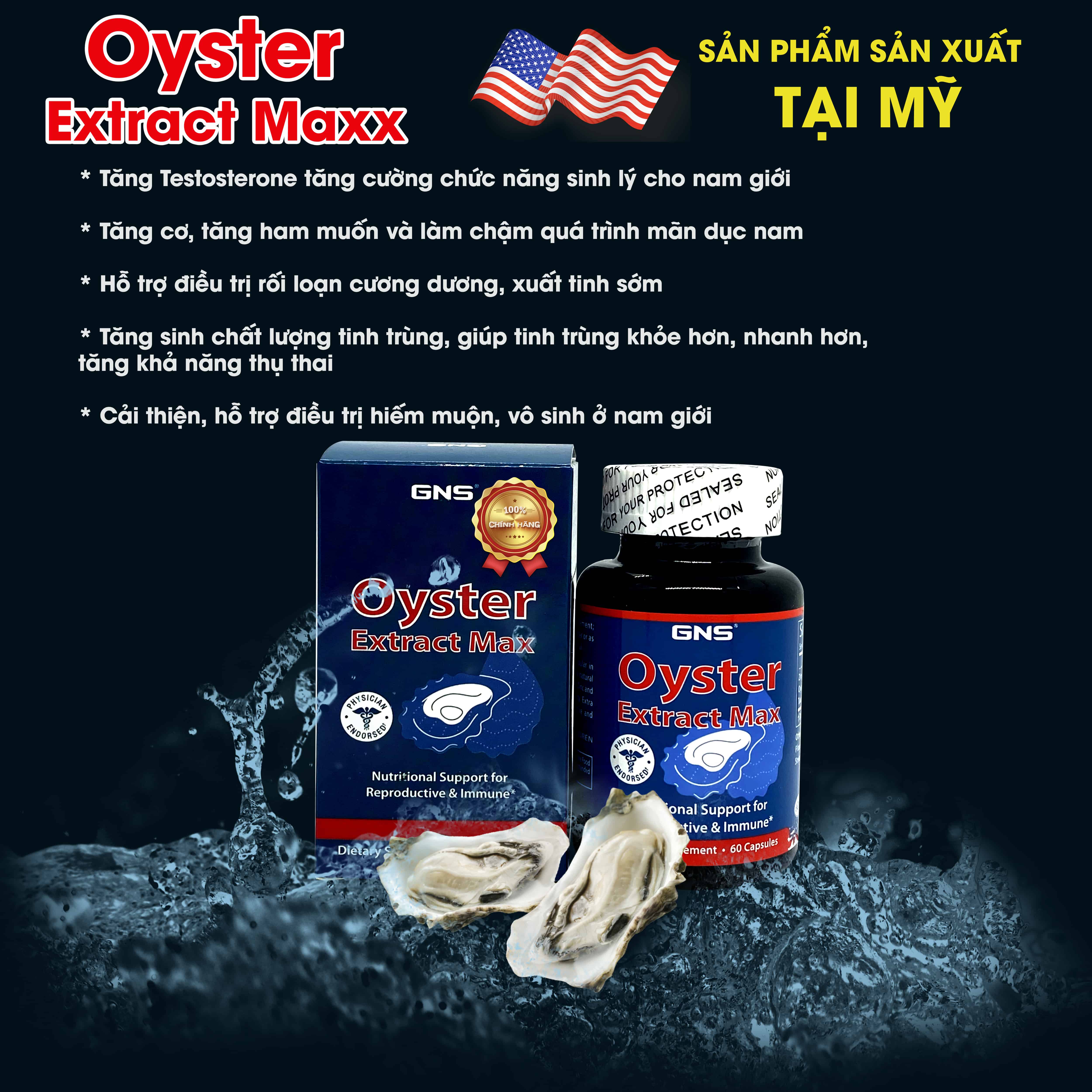 oyster-extract-max tinh chất hàu oyster extractmax Mỹ