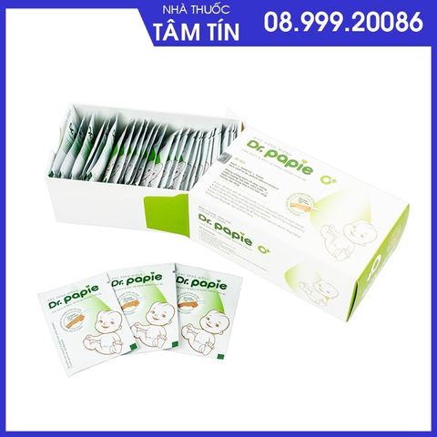 papie Gạc răng miệng Dr.papie hộp 30 gói