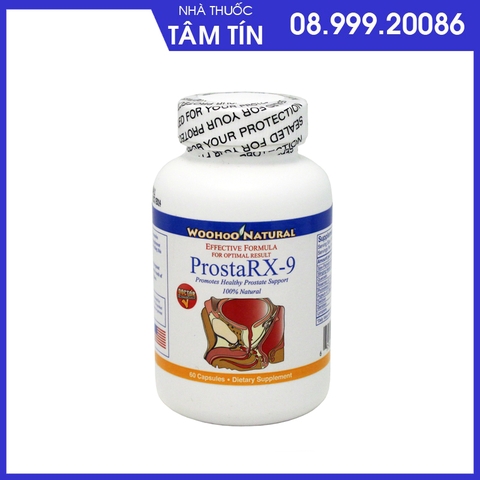 rx9 Prosta RX9 Woohoo hỗ trợ phì đại tuyến tiền liệt lọ 60 viên