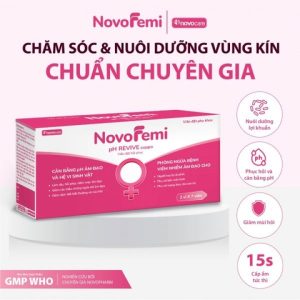 Viên đặt Novofemi hồng hộp 2 vỉ*7 viên