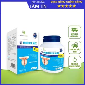 NZ-Prostate Max hộp 60 viên giảm u xơ, phì đại tuyến tiền liệt