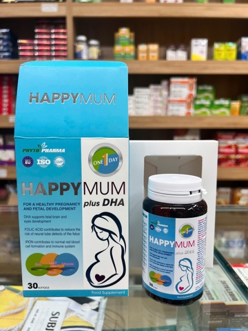z6065352789077-a3442c88a6bcb8ad78f7e2f8de6c3361 Happy Mum plus DHA hộp 30 viên bổ sung Vitamin khoáng chất và DHA cho bà bầu