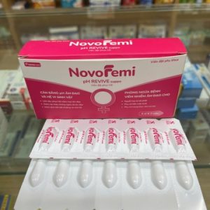 Viên đặt Novofemi hồng hộp 2 vỉ*7 viên