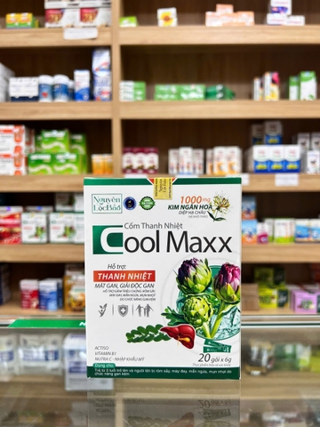 z6495004945270-47f9d055466608ae02f2f9ef24e42abd Cốm thanh nhiệt Cool Maxx hộp 20 gói*6g thanh nhiệt, mát gan, giải độc gan