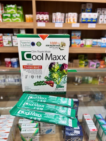 z6495042541891-8324b0ce367efb5566085331360fb9e8 Cốm thanh nhiệt Cool Maxx hộp 20 gói*6g thanh nhiệt, mát gan, giải độc gan